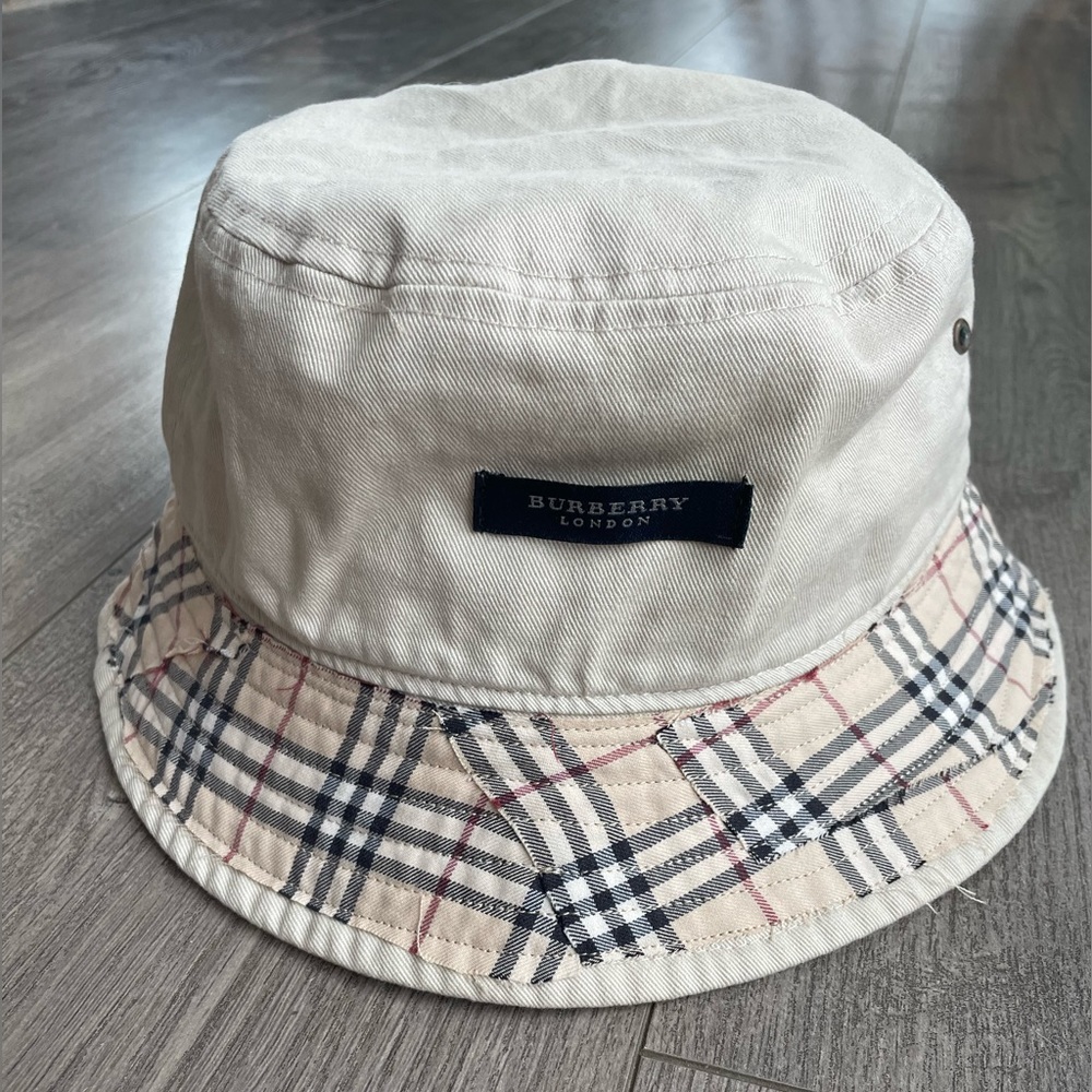 Repurposed Authentic BURBERRY Patchwork Bucket Hat